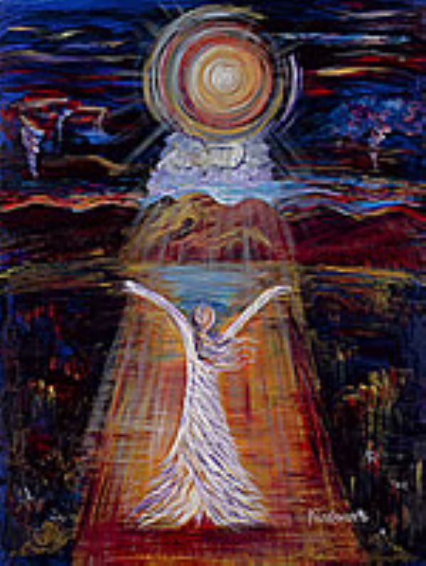 Piercing the Darkness (artwork 8X10) by Janice VanCronkhite