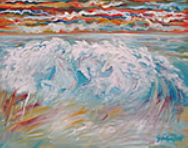 Wave of Glory (artwork 8X10) by Janice VanCronkhite